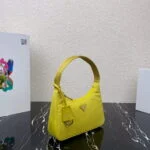 Replica Prada 1NE515 Re-Nylon Re-Edition 2000 mini-bag Lemon Yellow