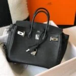 Replica Hermes Birkin Designer Tote Bag Togo Leather 28334 Black