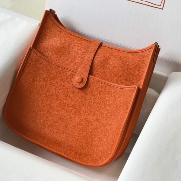 Replica Hermes H083434 Evelyne III 29 bag Designer Hermes Shoulder Bag 203871 Orange